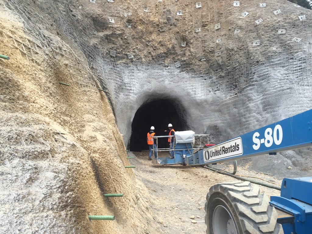 Cement Reduced, High Early Strength Shotcrete
